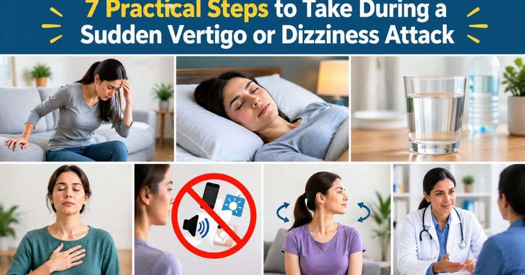 7 Practical Steps to Take During a Sudden Vertigo or Dizziness Attack