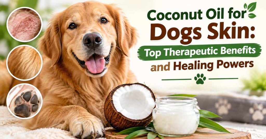Coconut Oil for Dogs Skin: Top Therapeutic Benefits and Healing Powers