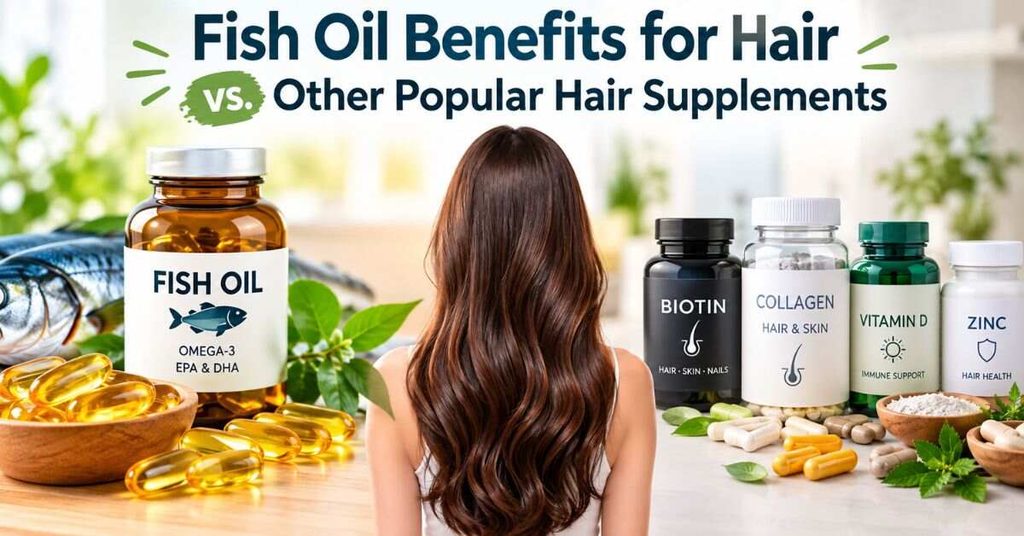 Fish Oil Benefits for Hair vs. Other Popular Hair Supplements