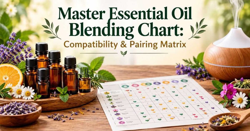 Master Essential Oil Blending Chart: Compatibility & Pairing Matrix