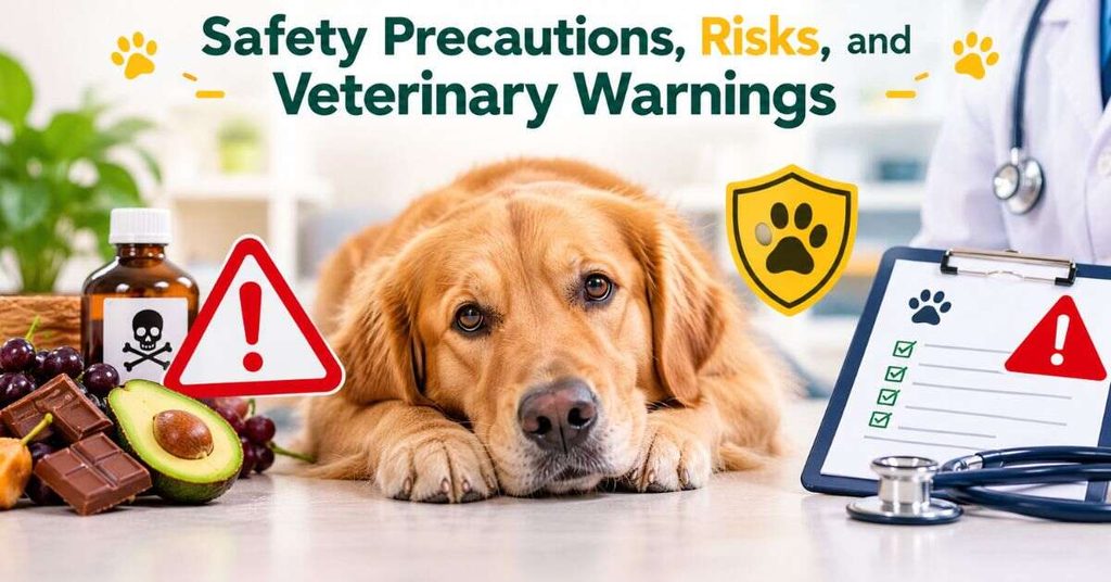 Safety Precautions, Risks, and Veterinary Warnings