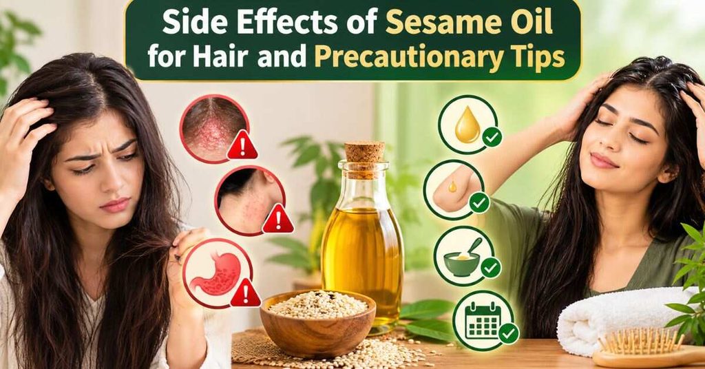 Side Effects of Sesame Oil for Hair and Precautionary Tips