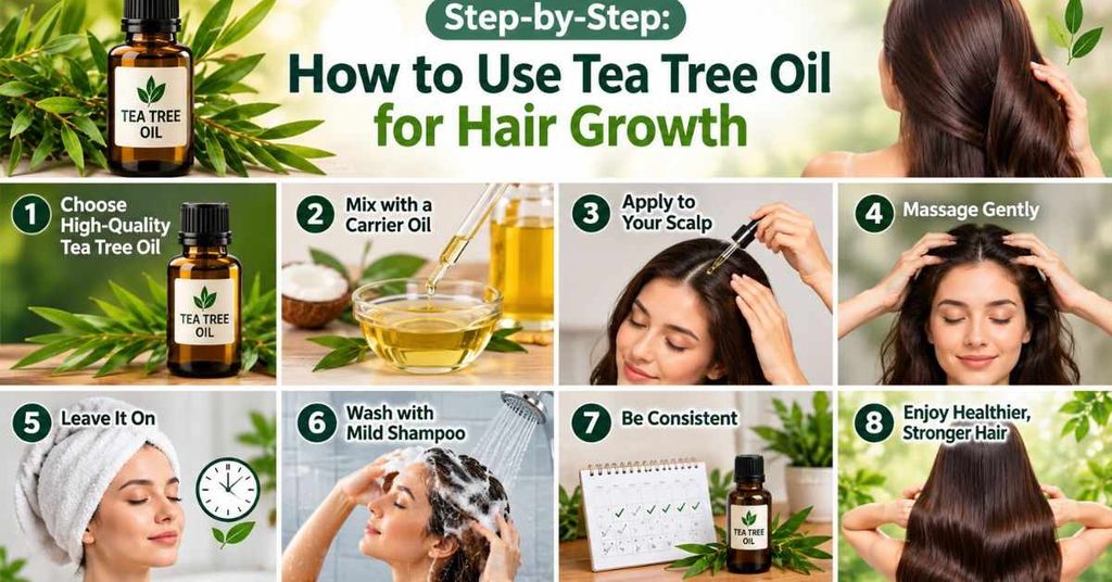Step-by-Step: How to Use Tea Tree Oil for Hair Growth