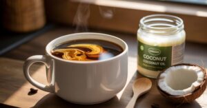 Coconut Oil in Coffee