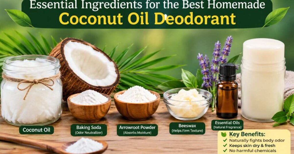 Essential Ingredients for the Best Homemade Coconut Oil Deodorant